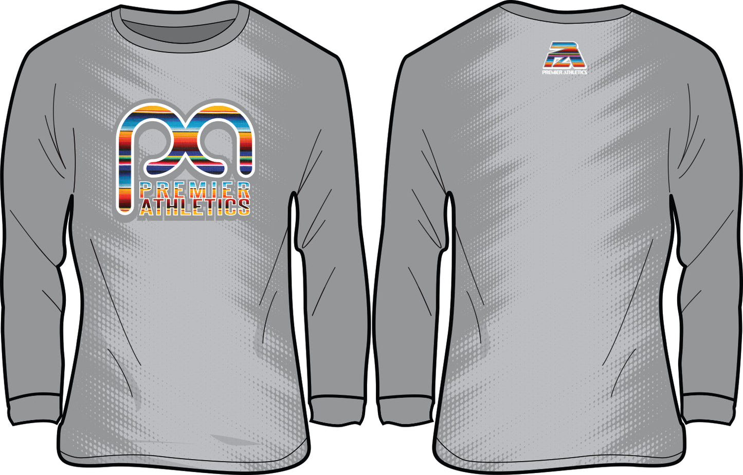 ROUNDED PA SERAPE - GREY