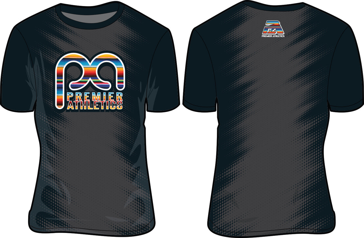 ROUNDED PA SERAPE - BLACK
