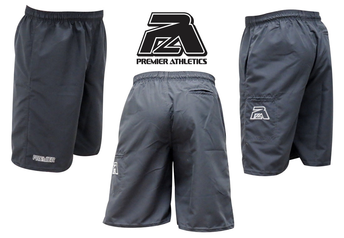 11" Charcoal Microfiber Shorts