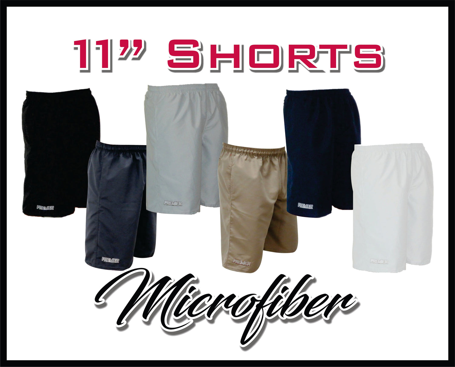 Microfiber Shorts 11" (CLOSEOUT)