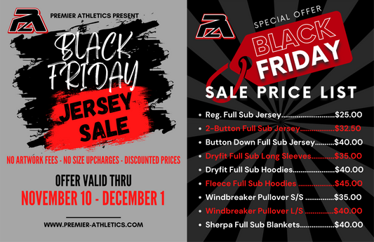 Black Friday Jersey Sale
