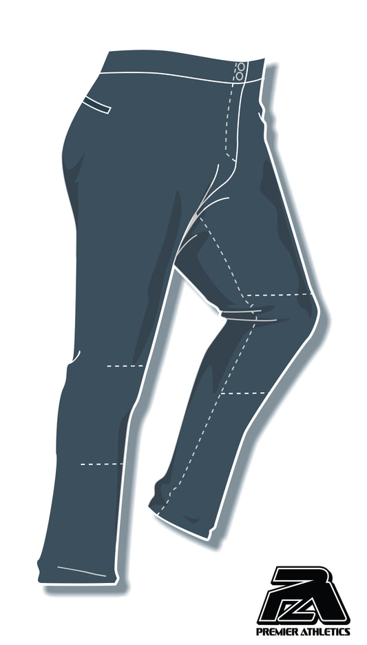 PA-4000 Women's Softball Pants - Charcoal