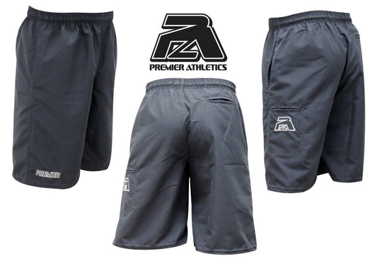 11" Charcoal Microfiber Shorts