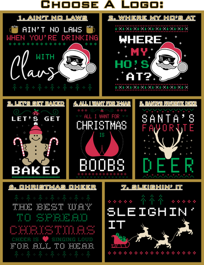 Holiday Plaid (Multiple Logos & Colors To Choose From)