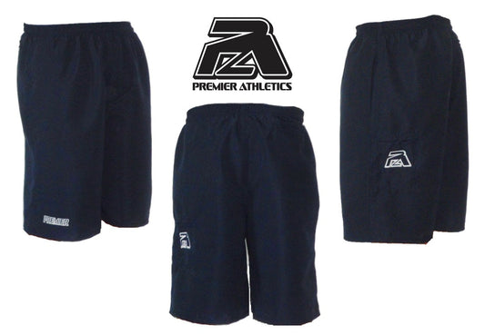 11" Navy Microfiber Shorts