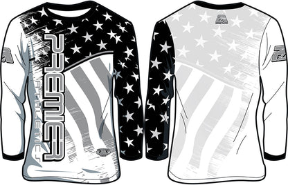 PREMIER USA FLAG - BLACK & WHITE