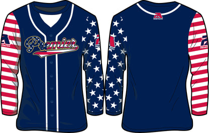 Premier USA Script - Navy