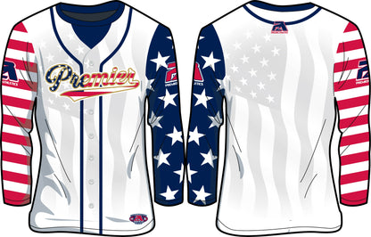 Premier USA Script - White